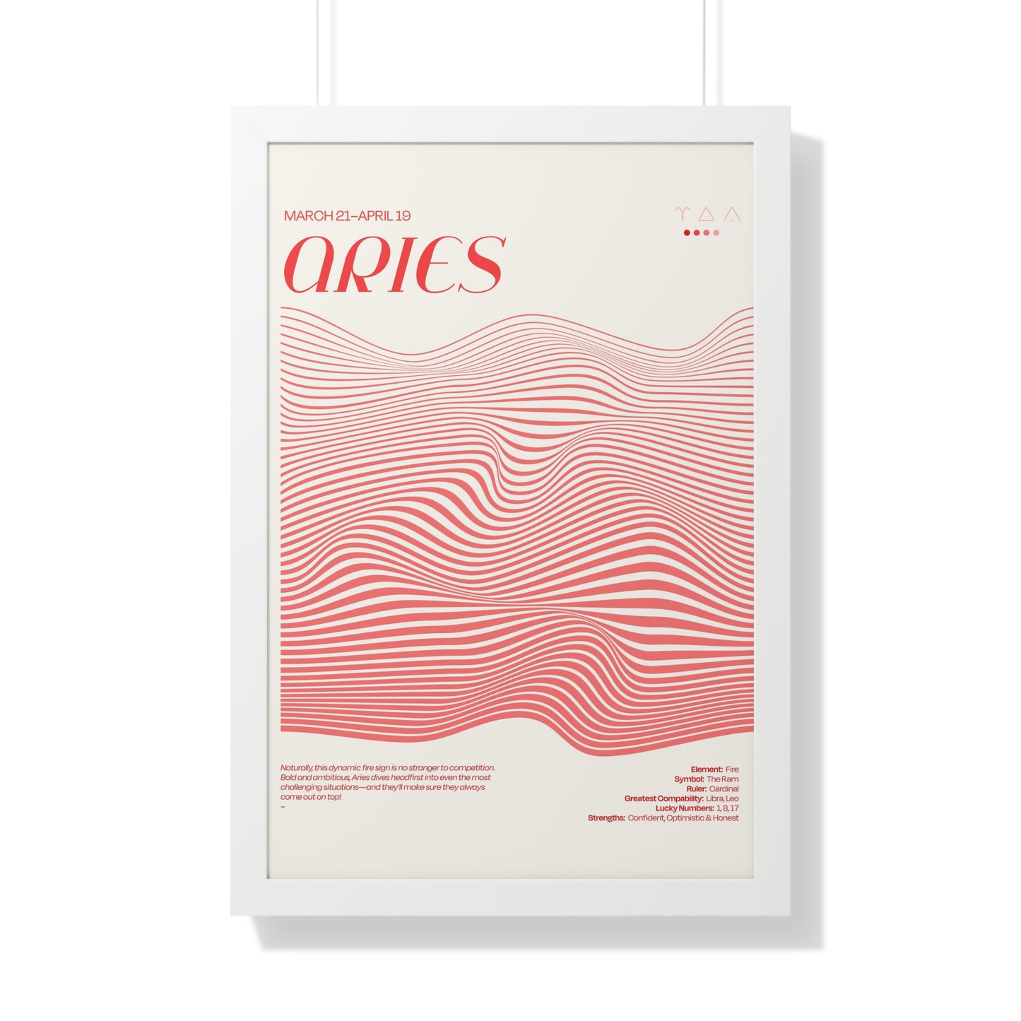 ARIES // Framed Print