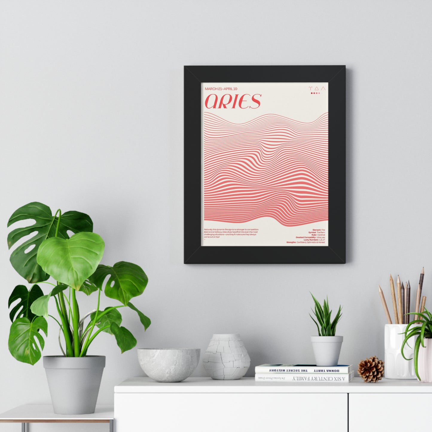 ARIES // Framed Print