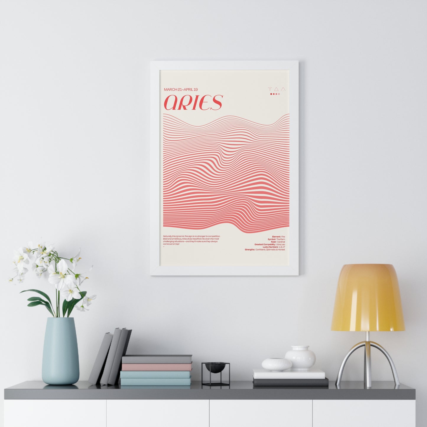 ARIES // Framed Print