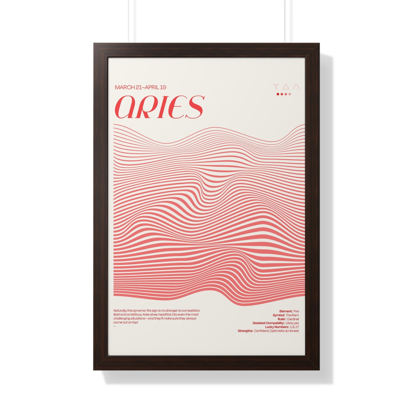 ARIES // Framed Print