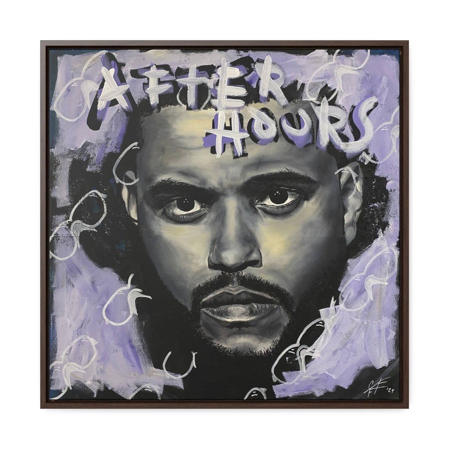 The Weeknd: 'After Hours'  //  Framed Canvas Print