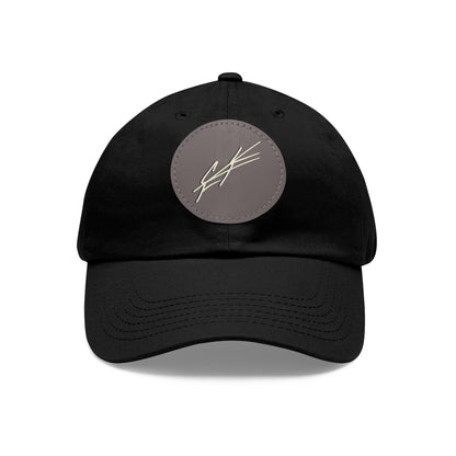 CL/FFworks Art  //  Hat with Leather Patch (Round)