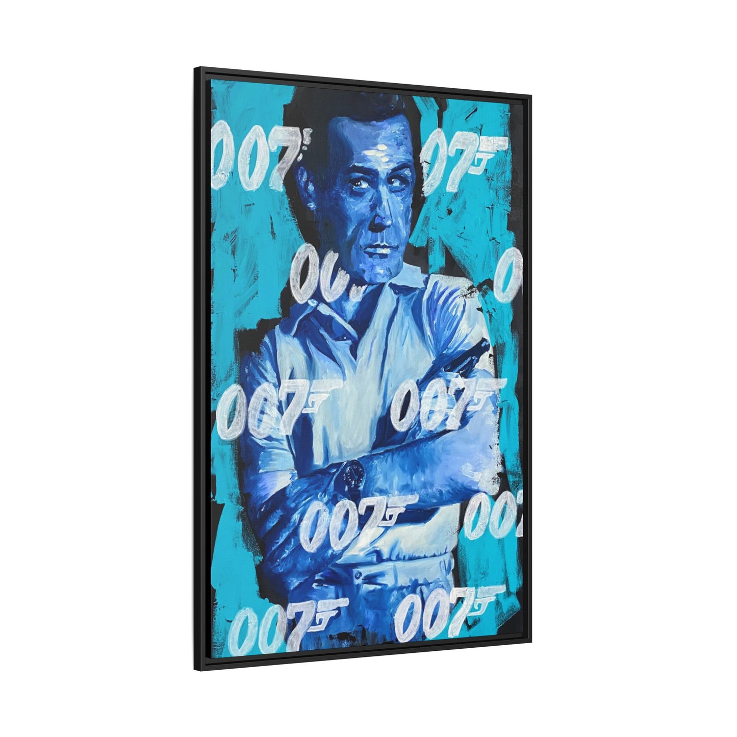 Sean Connery: '007 Connery'  //  Framed Canvas Print