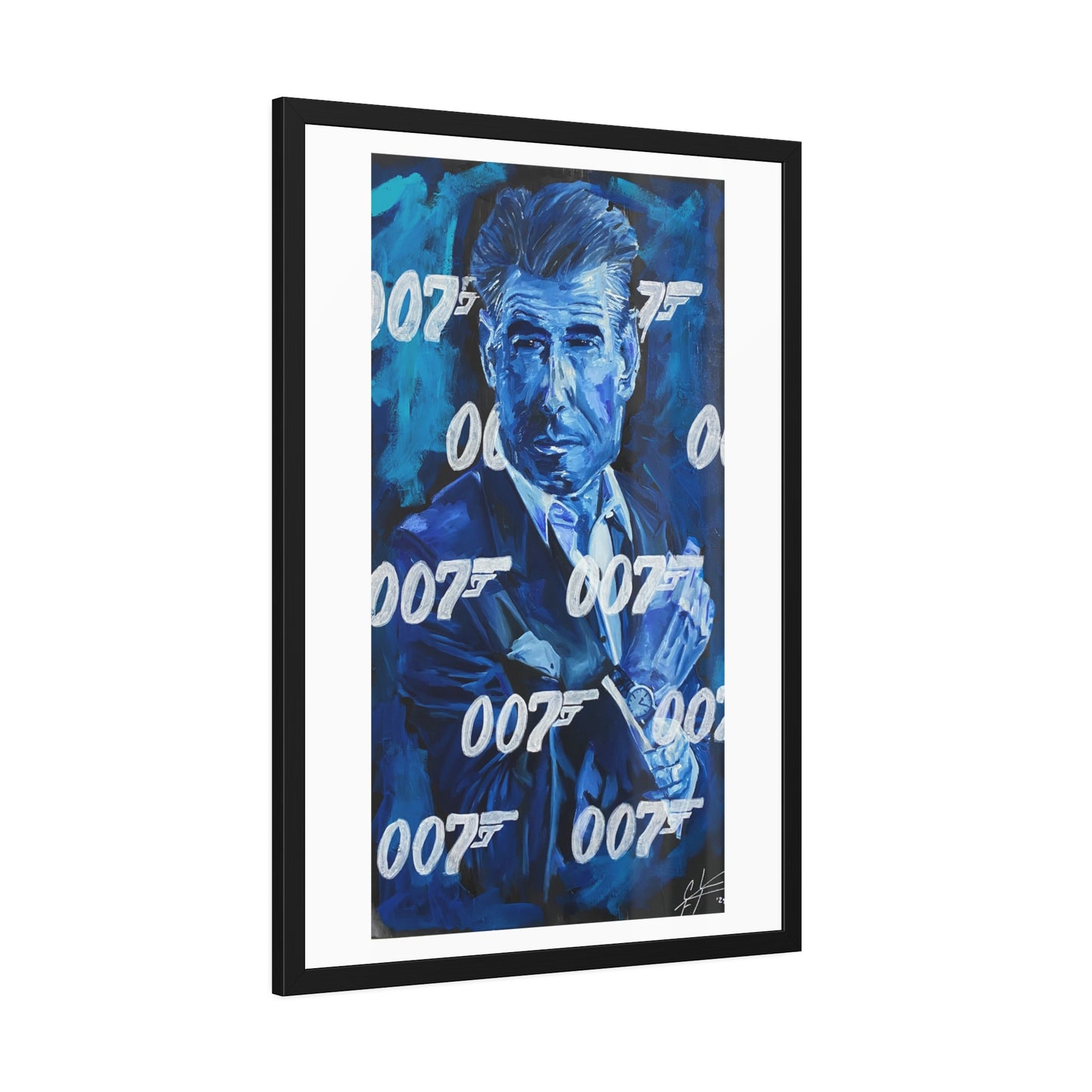 Pierce Brosnan: '007 Brosnan'  //  Framed Print