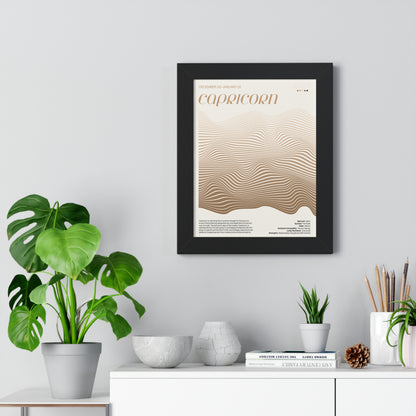 CAPRICORN  //  Framed Print