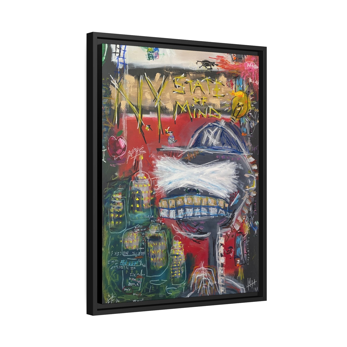 N.Y. STATE OF MIND  //  Framed Canvas Print