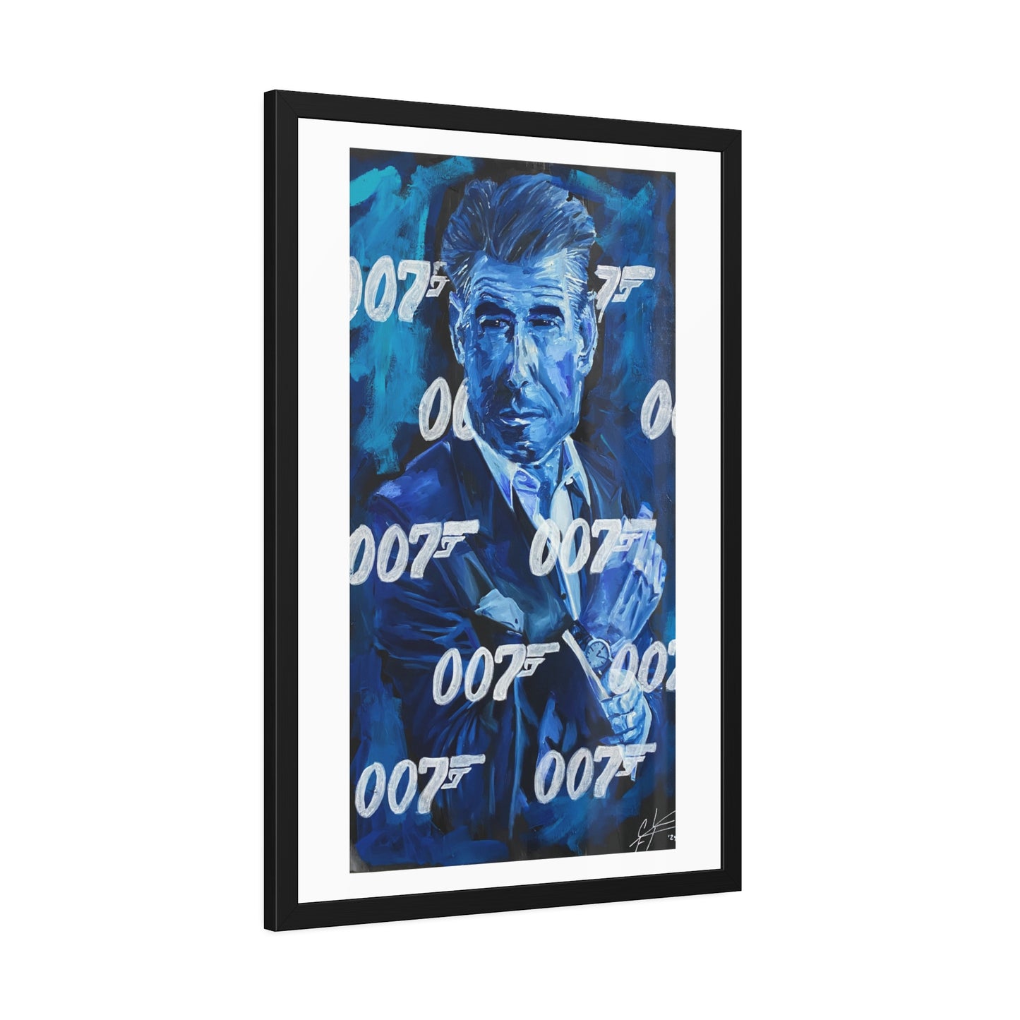 Pierce Brosnan: '007 Brosnan'  //  Framed Print