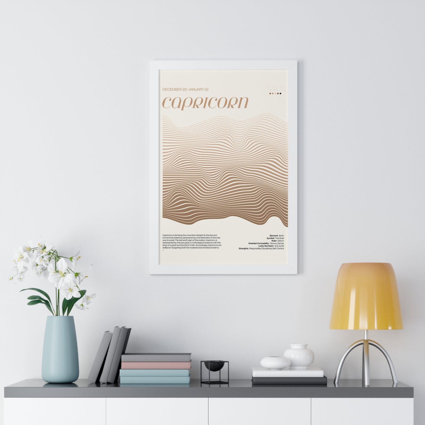 CAPRICORN  //  Framed Print