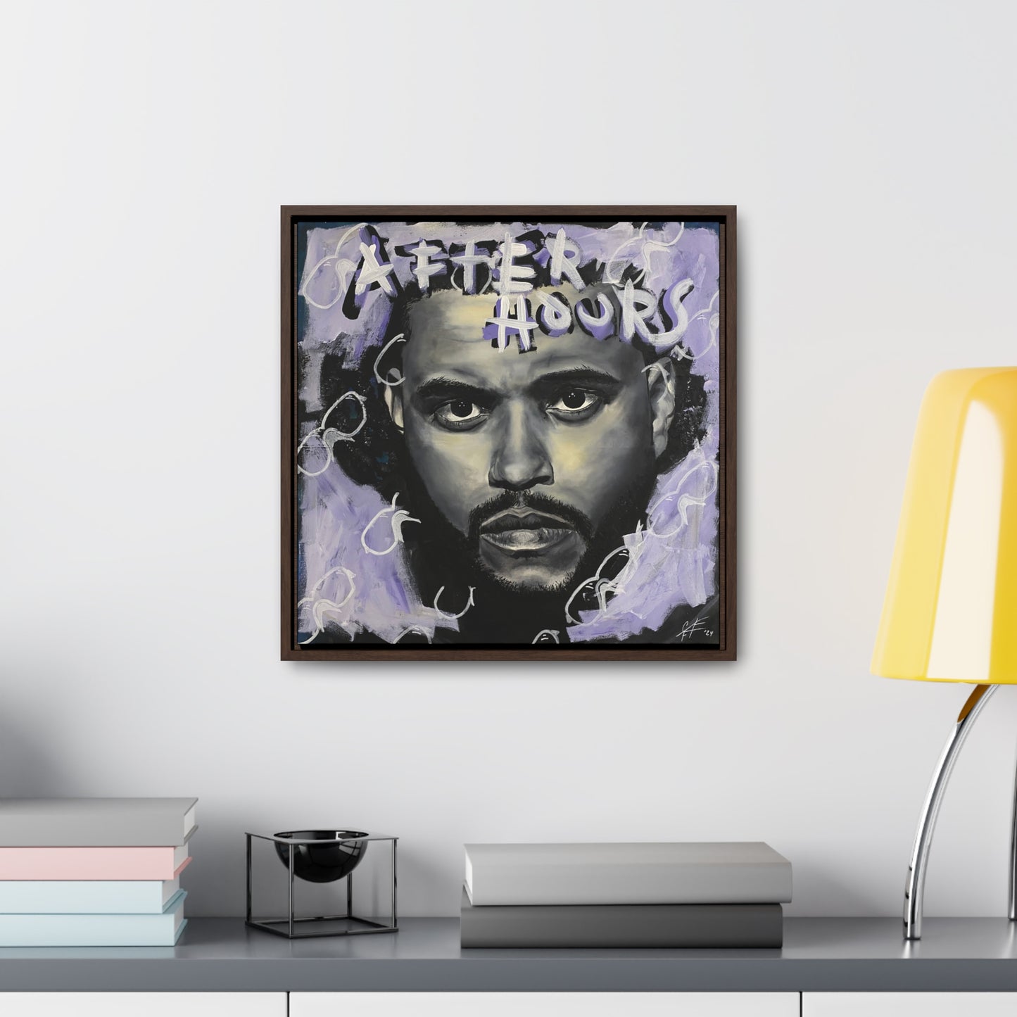 The Weeknd: 'After Hours'  //  Framed Canvas Print