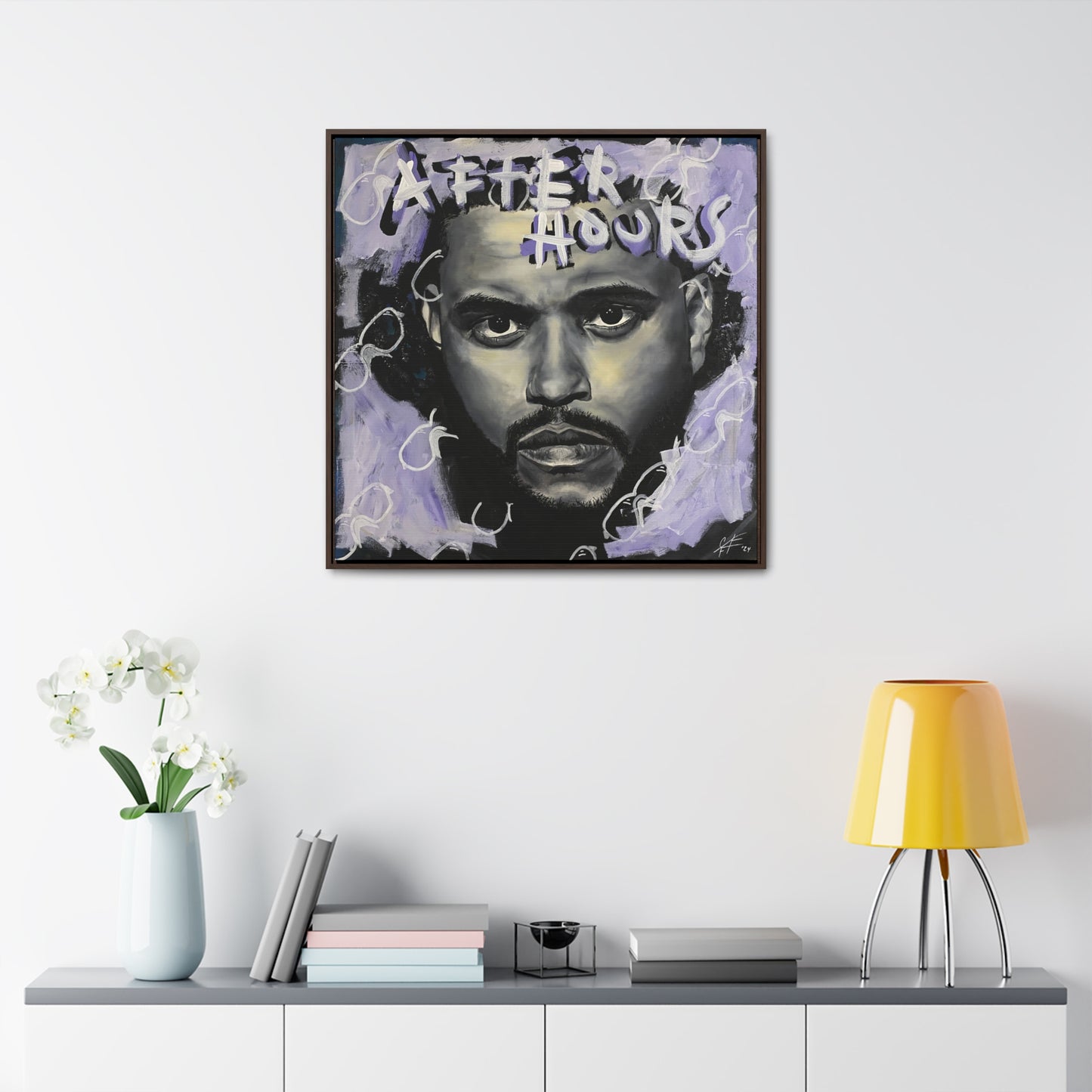 The Weeknd: 'After Hours'  //  Framed Canvas Print