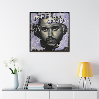 The Weeknd: 'After Hours'  //  Framed Canvas Print