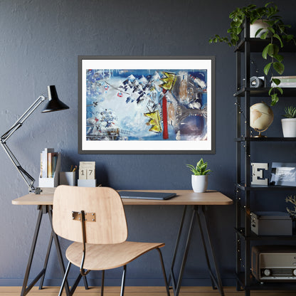 HIT THE SLOPES  //  Framed Print