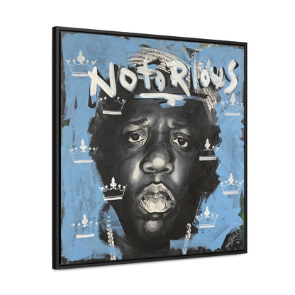 Notorious B.I.G.: 'Notorious'  //  Framed Canvas Print