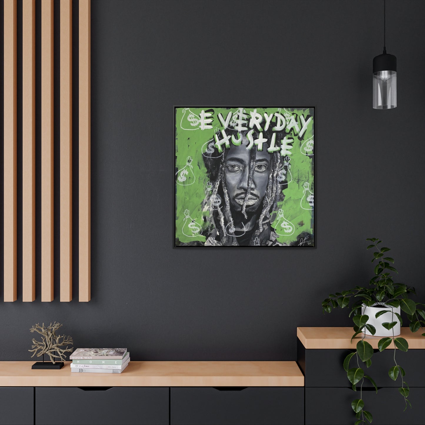 Future: 'Everyday Hustle  //  Framed Canvas Print