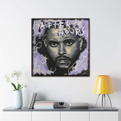 The Weeknd: 'After Hours'  //  Framed Canvas Print