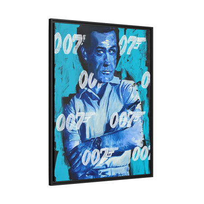 Sean Connery: '007 Connery'  //  Framed Canvas Print