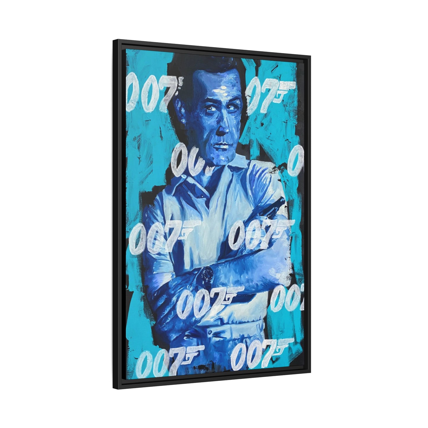 Sean Connery: '007 Connery'  //  Framed Canvas Print