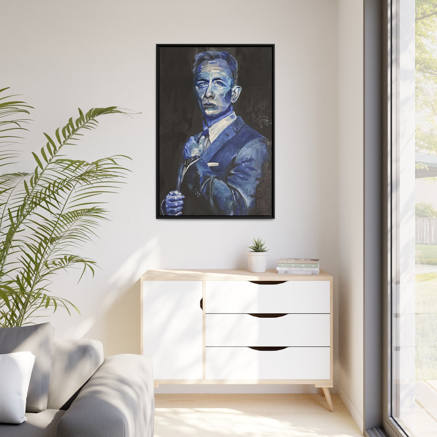 DANIEL CRAIG  //  Framed Canvas Print