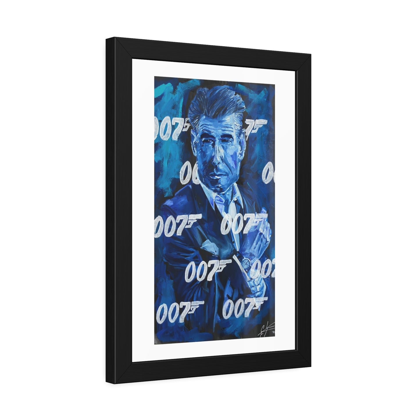 Pierce Brosnan: '007 Brosnan'  //  Framed Print