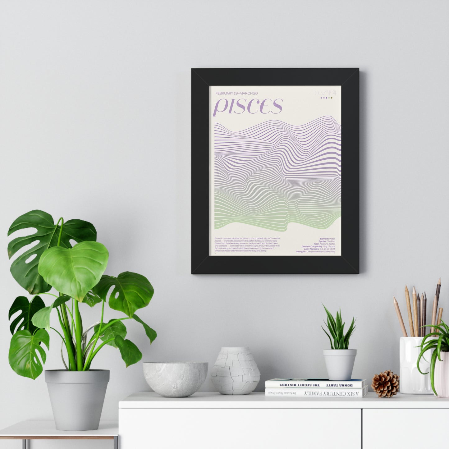 PISCES  //  Framed Print