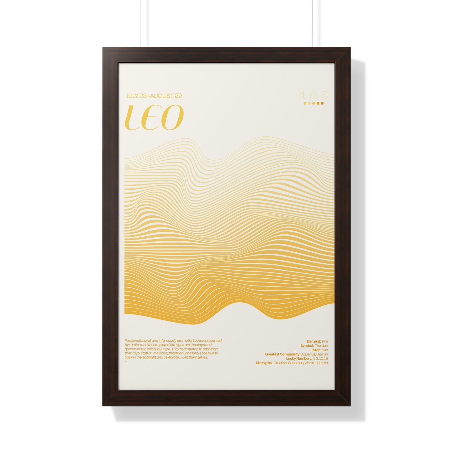 LEO  //  Framed Print