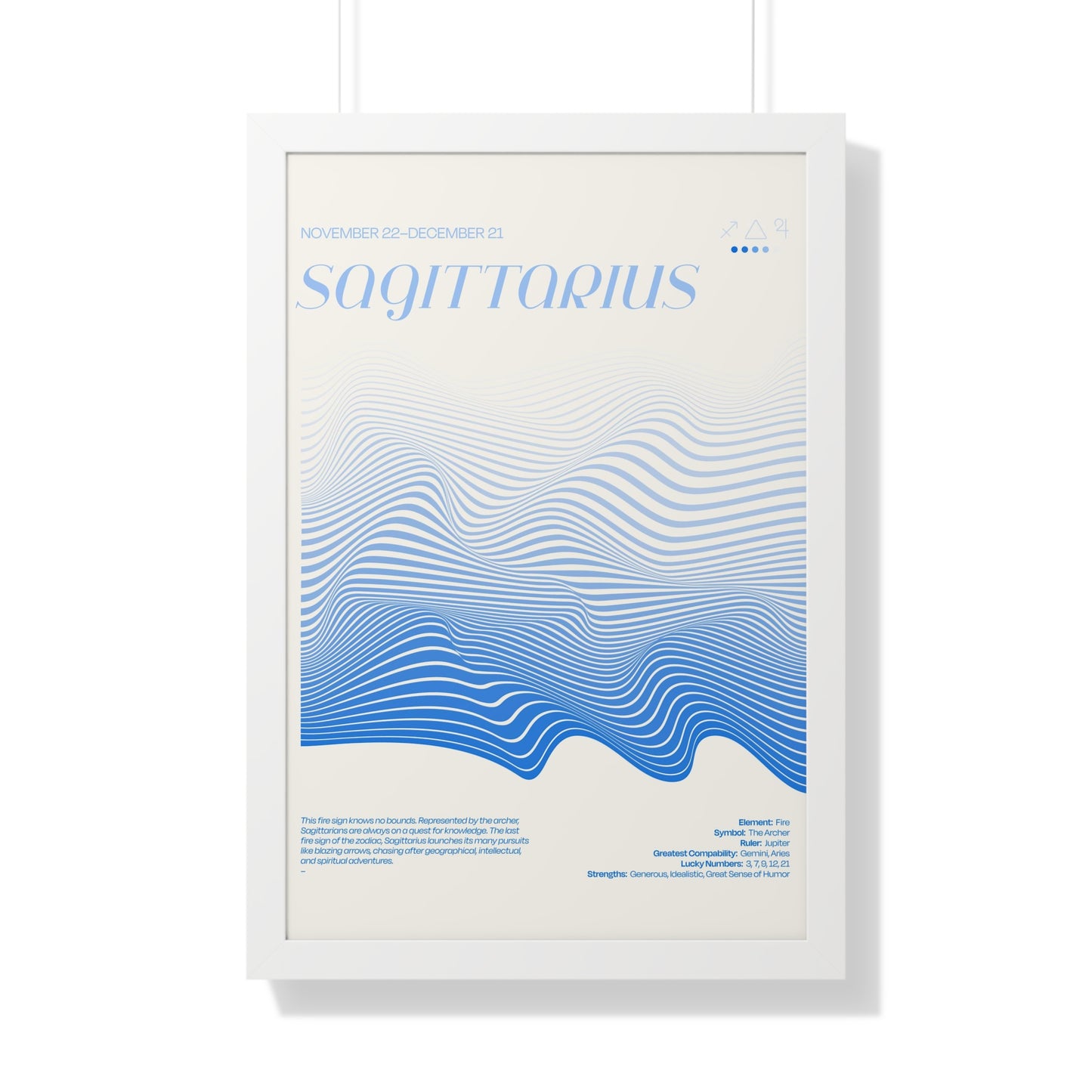 SAGITTARIUS  //  Framed Print