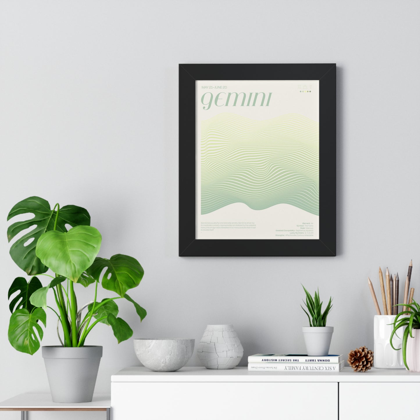 GEMINI  //  Framed Print