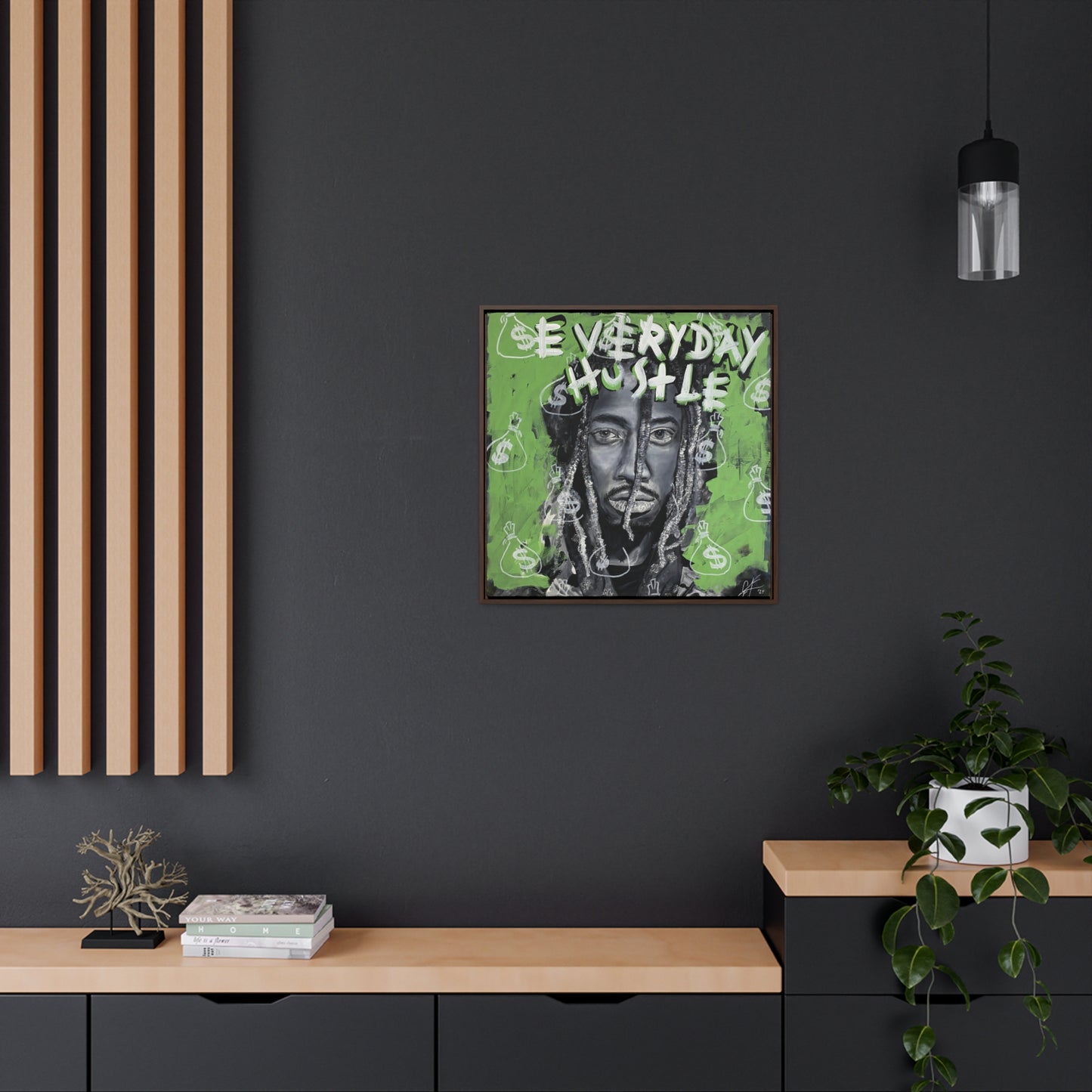 Future: 'Everyday Hustle  //  Framed Canvas Print