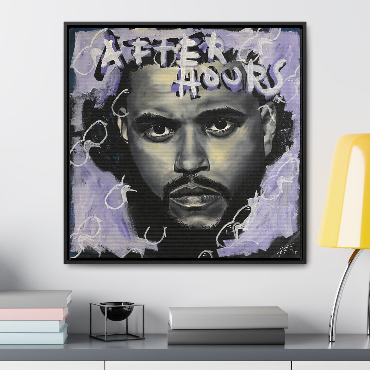 The Weeknd: 'After Hours'  //  Framed Canvas Print