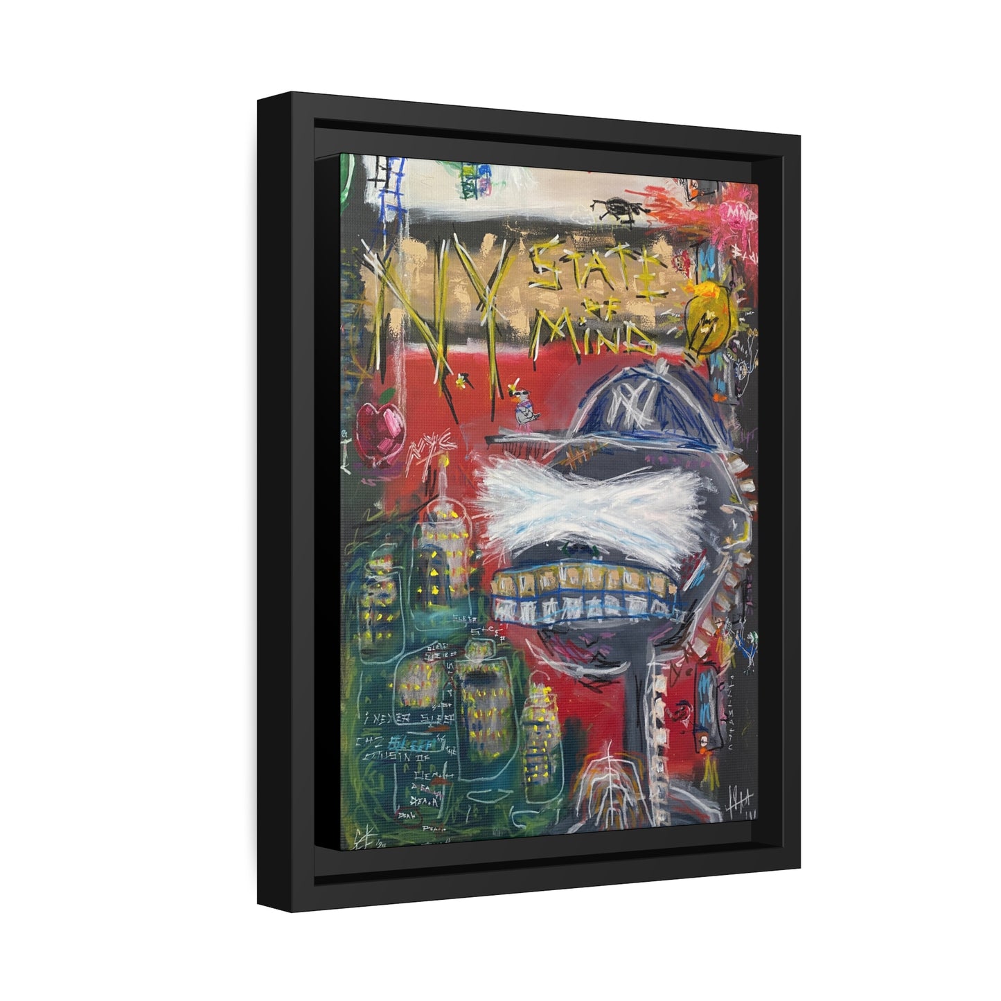 N.Y. STATE OF MIND  //  Framed Canvas Print