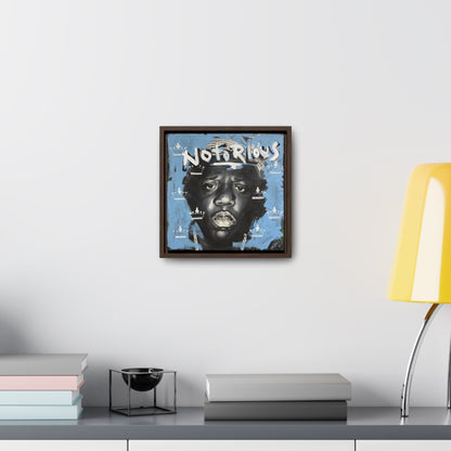 Notorious B.I.G.: 'Notorious'  //  Framed Canvas Print