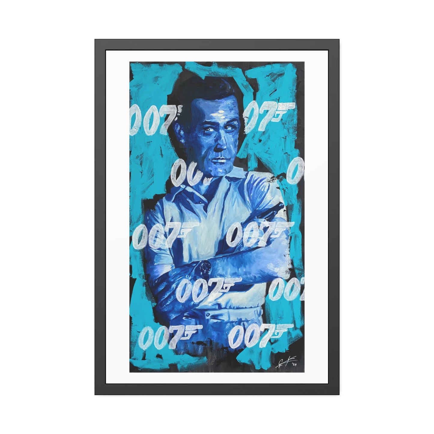 Sean Connery: '007 Connery'  //  Framed Print