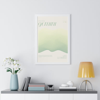 GEMINI  //  Framed Print