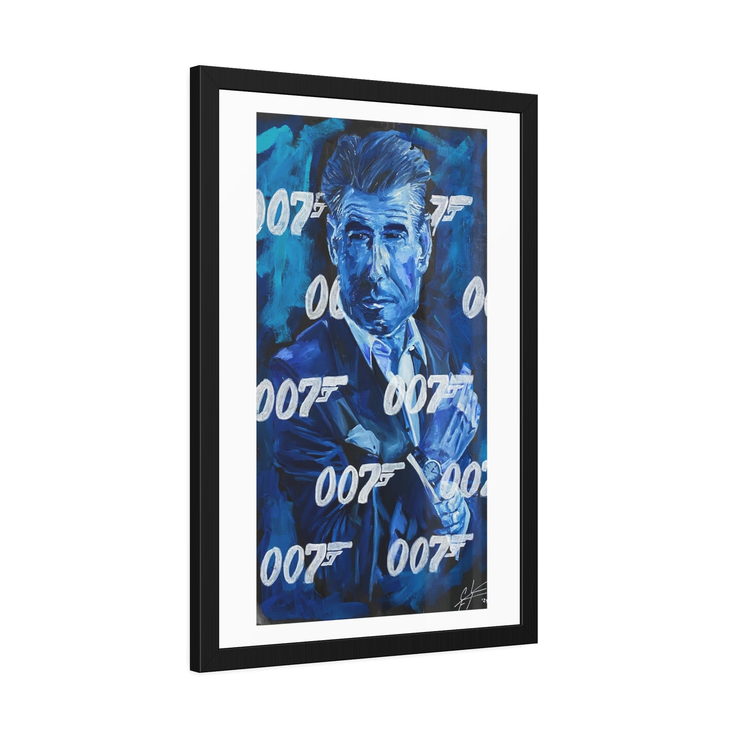 Pierce Brosnan: '007 Brosnan'  //  Framed Print