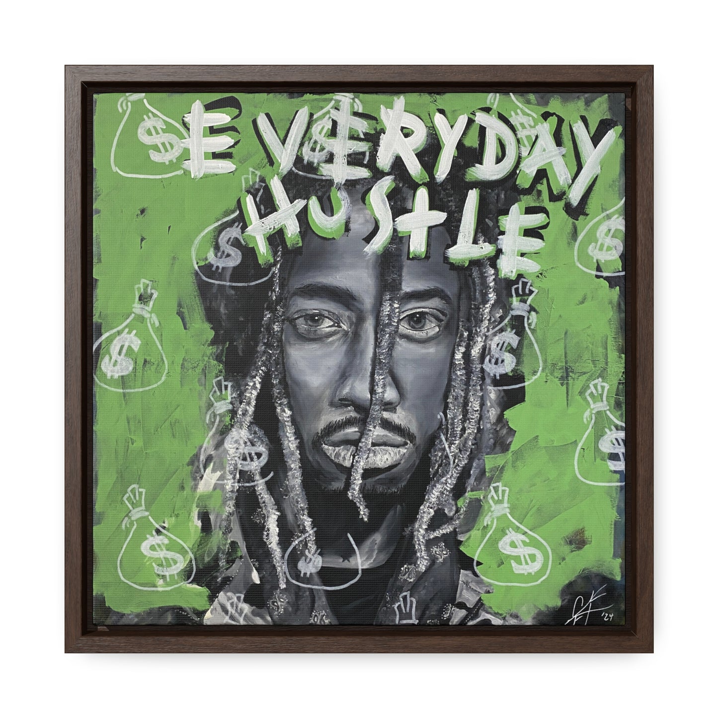 Future: 'Everyday Hustle  //  Framed Canvas Print