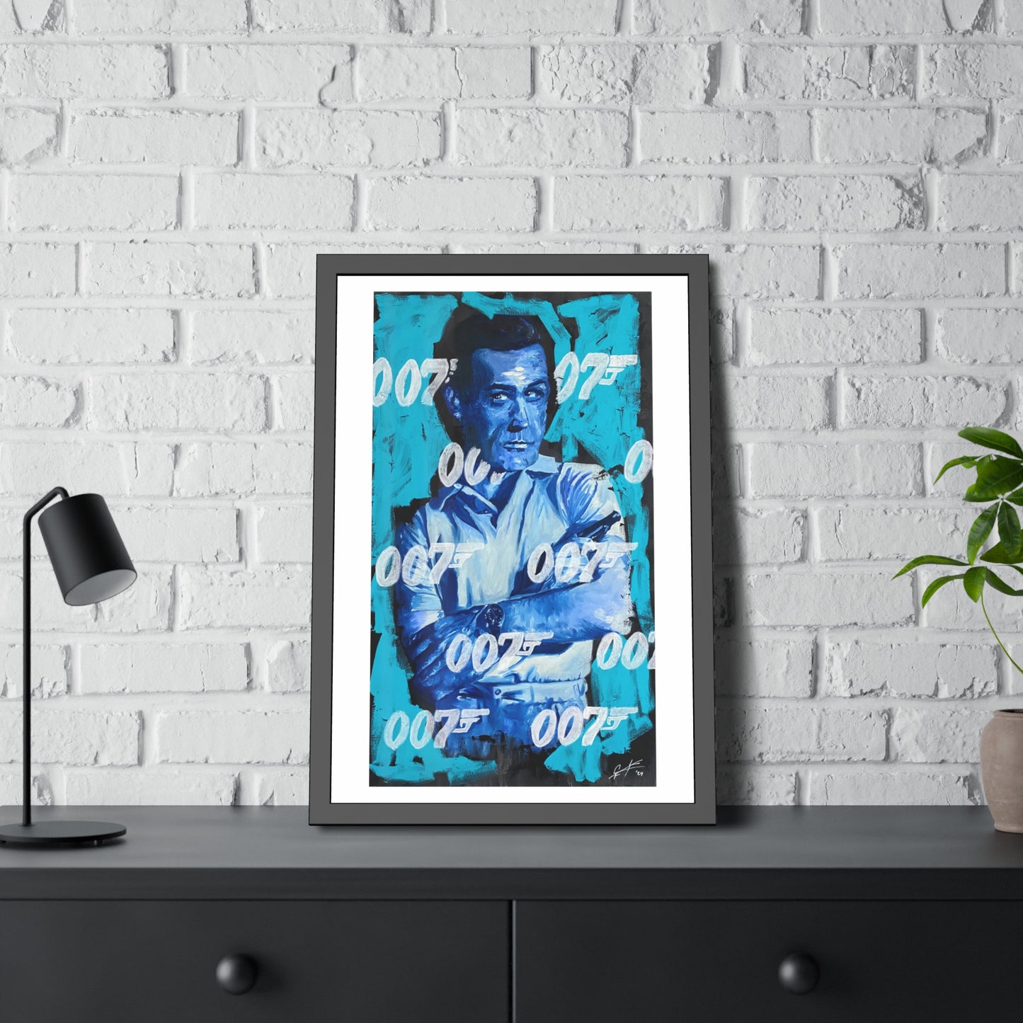 Sean Connery: '007 Connery'  //  Framed Print