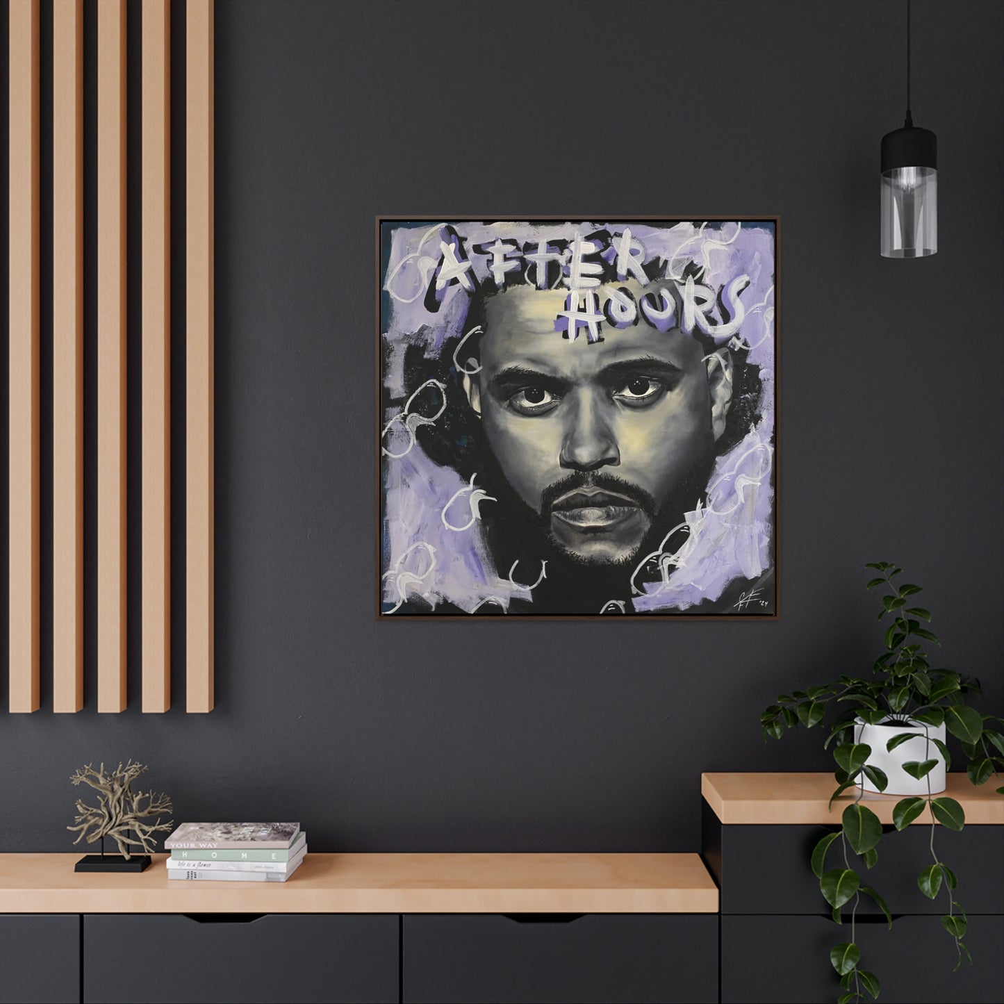 The Weeknd: 'After Hours'  //  Framed Canvas Print