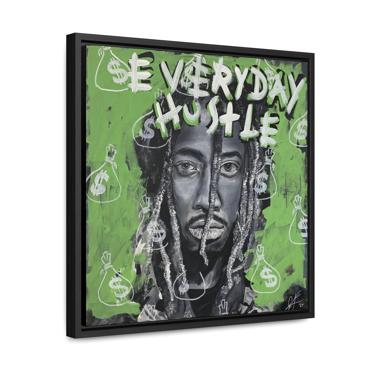 Future: 'Everyday Hustle  //  Framed Canvas Print