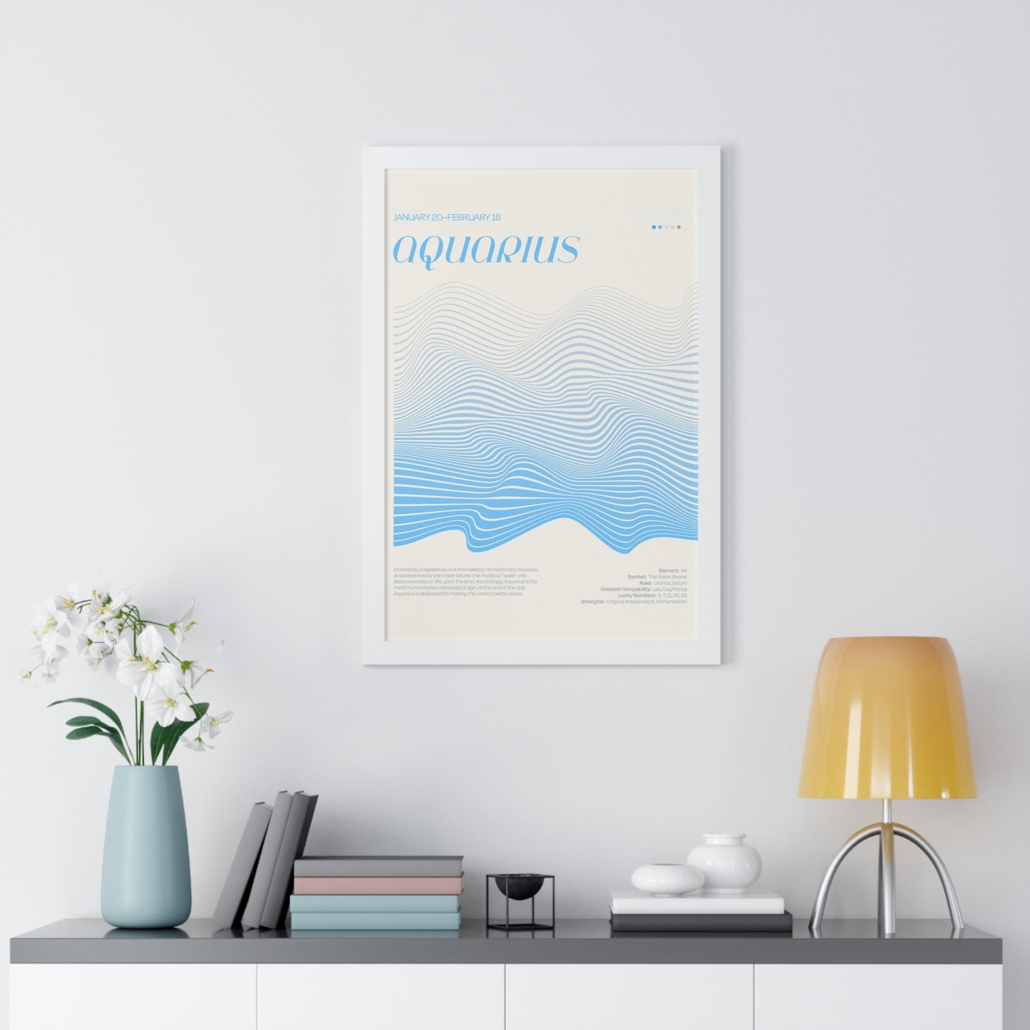 AQUARIUS  //  Framed Print