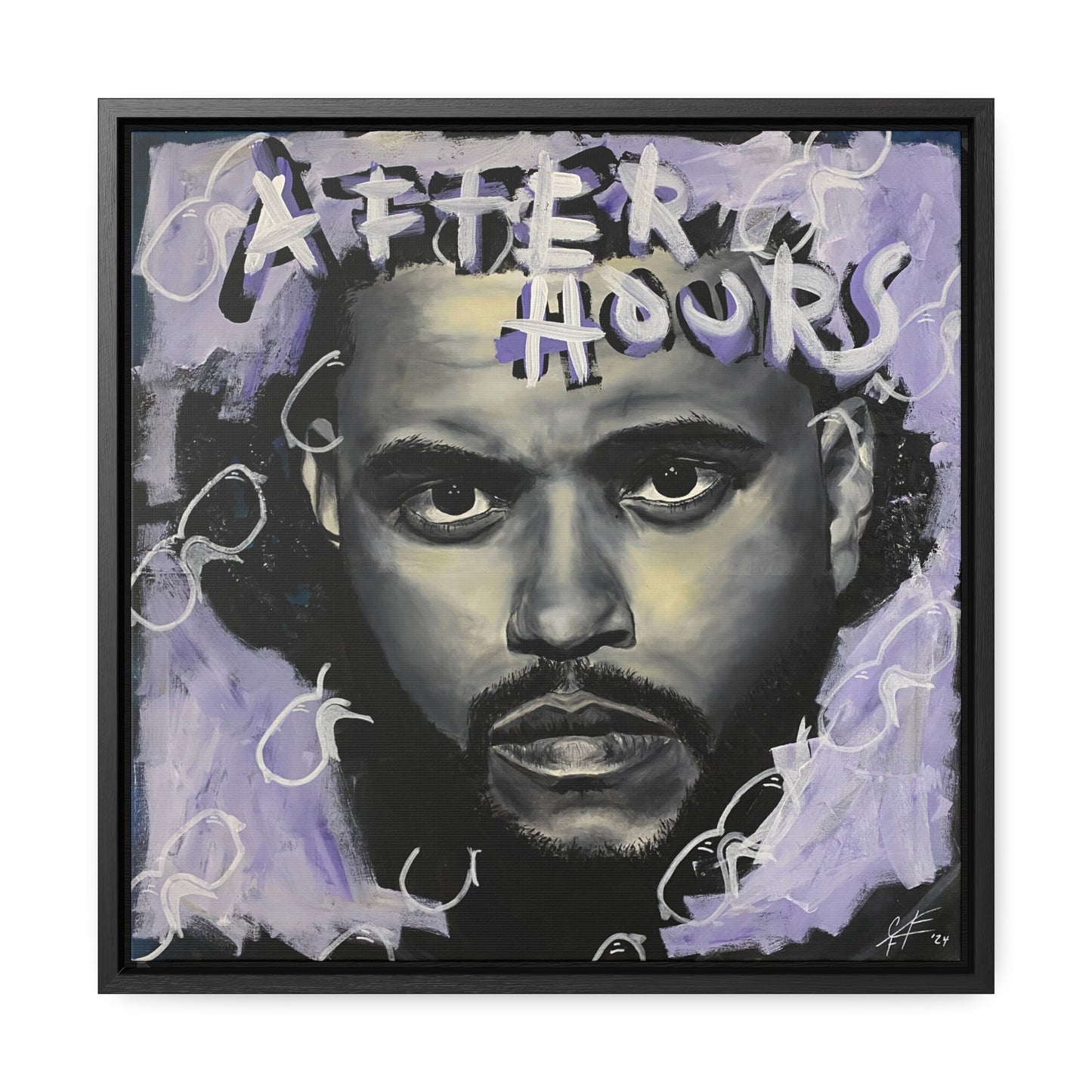 The Weeknd: 'After Hours'  //  Framed Canvas Print