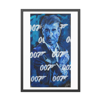 Pierce Brosnan: '007 Brosnan'  //  Framed Print