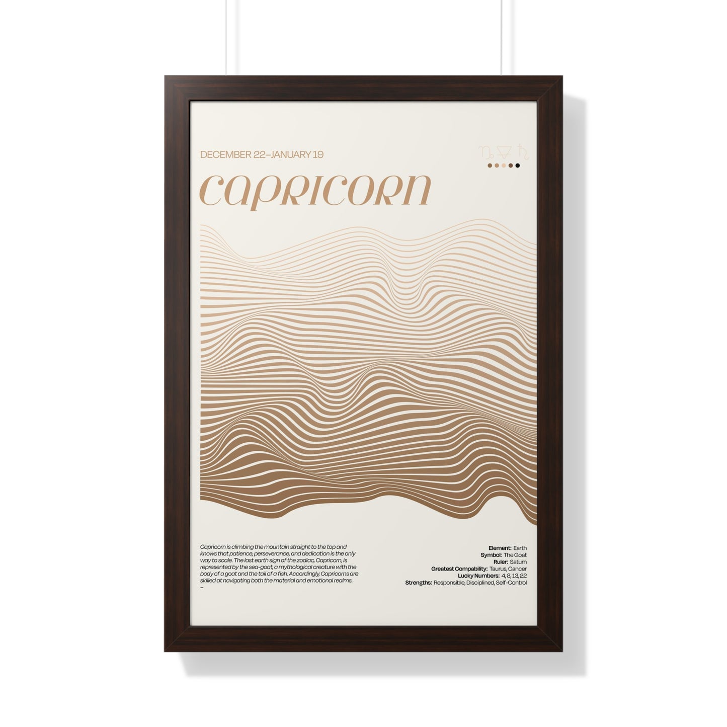 CAPRICORN  //  Framed Print