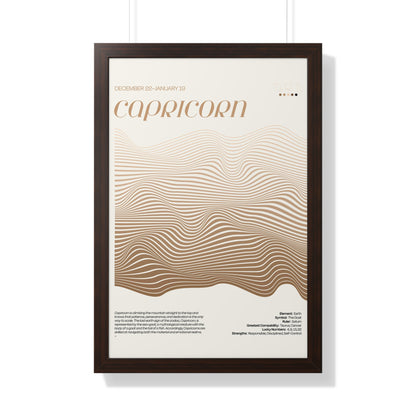 CAPRICORN  //  Framed Print