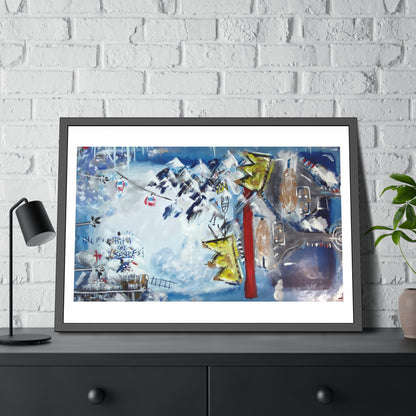 HIT THE SLOPES  //  Framed Print