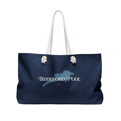 Biddeford Pool Collection // Biddeford Pool Navy Weekender Bag