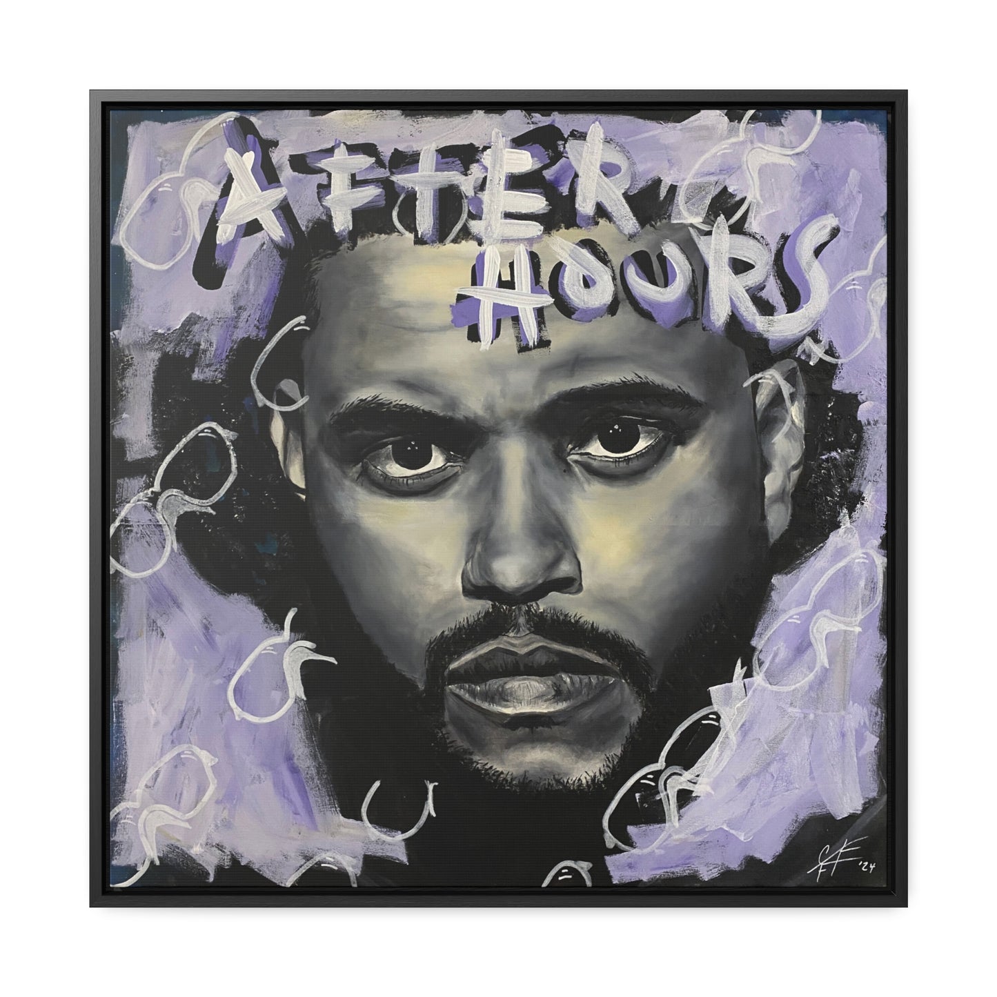 The Weeknd: 'After Hours'  //  Framed Canvas Print