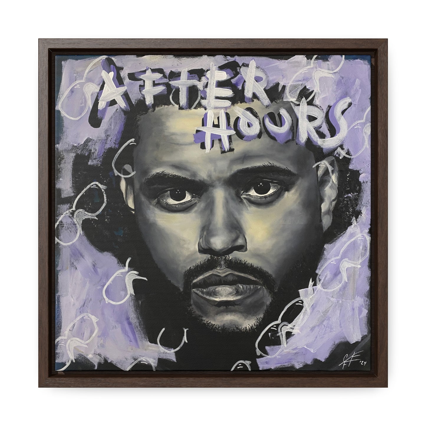 The Weeknd: 'After Hours'  //  Framed Canvas Print