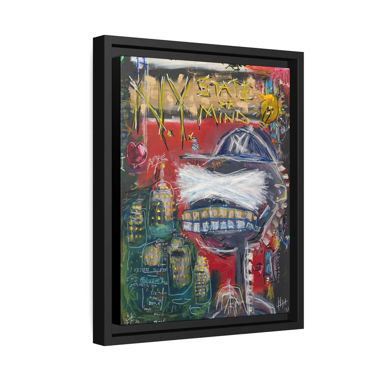 N.Y. STATE OF MIND  //  Framed Canvas Print