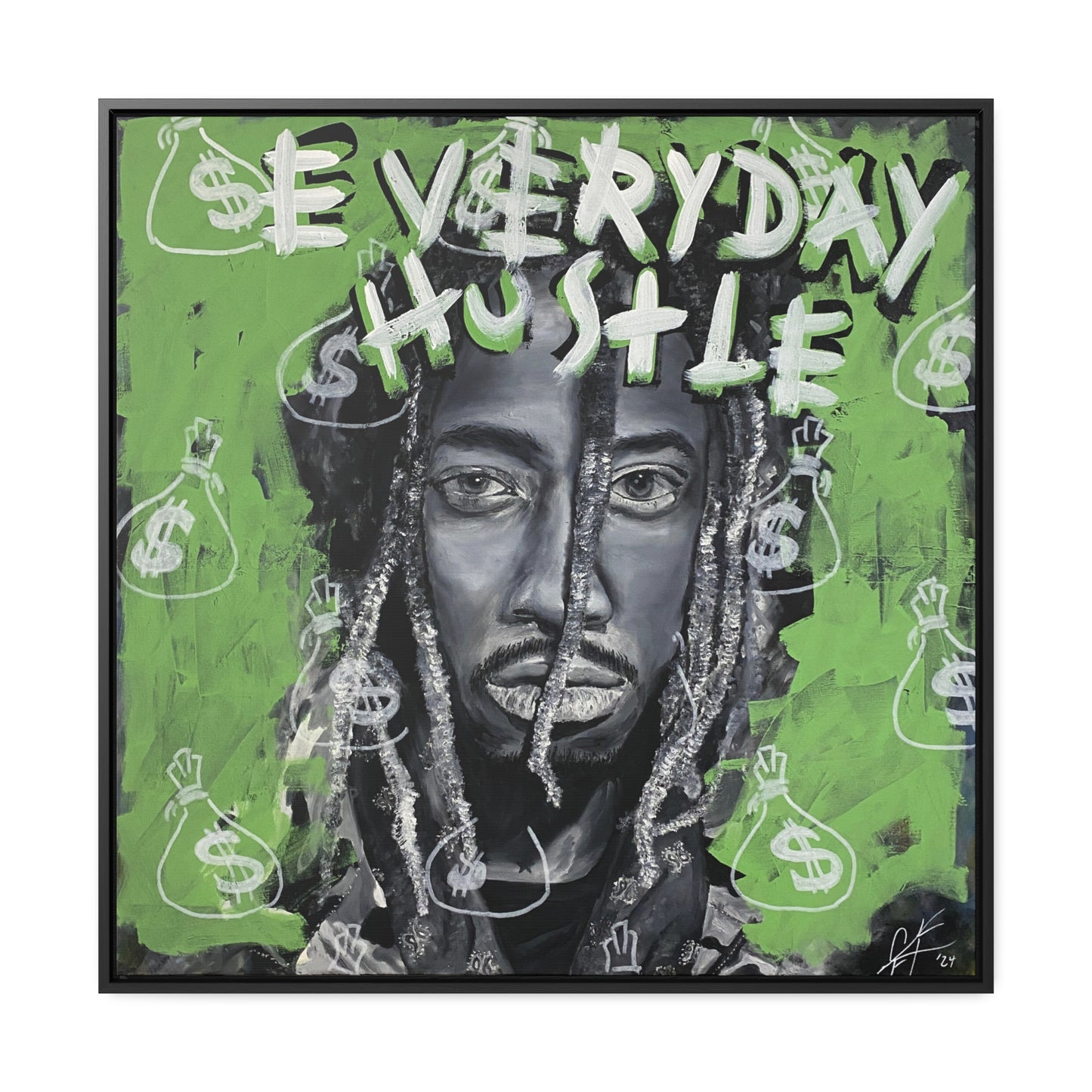 Future: 'Everyday Hustle  //  Framed Canvas Print