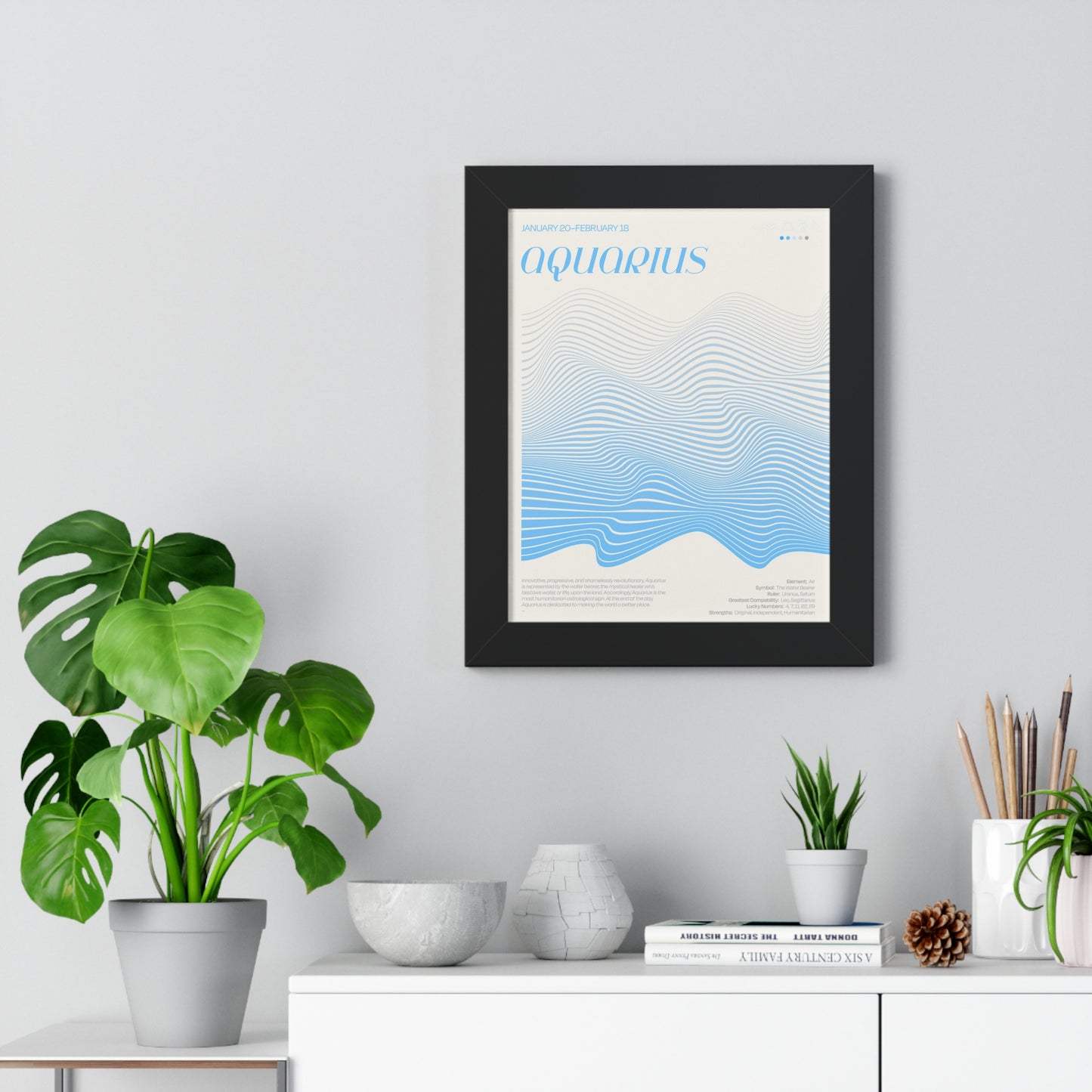 AQUARIUS  //  Framed Print